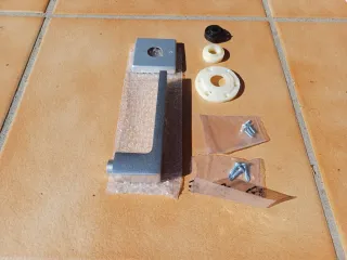 Maneta aluminio con accesorios