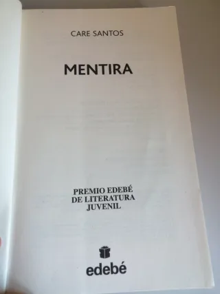 PREMIO EDEBÉ 2015: Mentira (Spanish Edition)