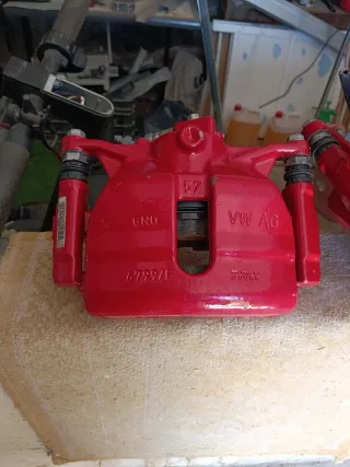 Pinza de freno coche VW AG roja