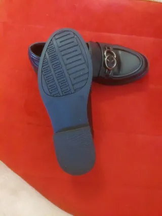Zapatos mocasines negros mujer talla 39