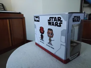 Funko Pop Obi-Wan y Darth Maul Star Wars