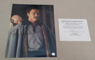 Foto firmada Billy Dee Williams, Star Wars.