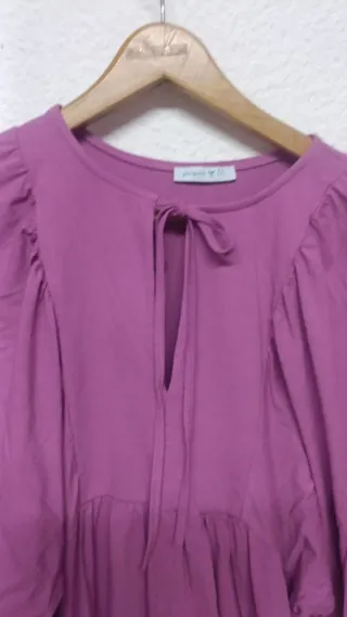Vestido Pinpon Lily Morado Talla Única