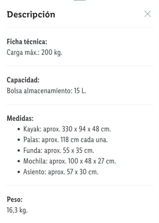 Kayak hinchable  para 2 personas con remo
