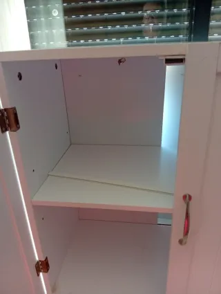 Mueble de baño colgante blanco
