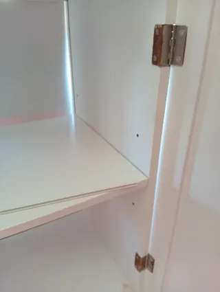 Mueble de baño colgante blanco