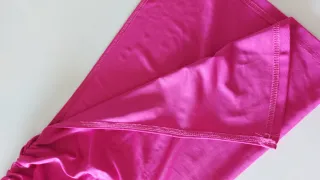 Falda rosa elástica talla única