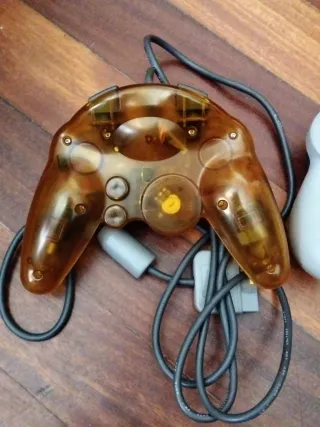 Lote 2 mandos PSX/PS1 con stick conducción