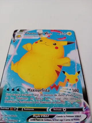 7 Cartas Pokémon Pikachu V-Max