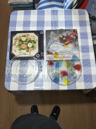 Bandejas de cristal para tartas