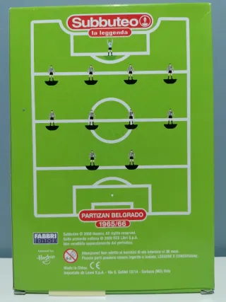 Subbuteo La Leggenda Squadra Partizan Belgrado '65