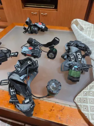 5 Linternas Frontales LED