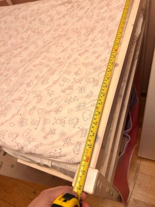 Cama infantil FLEXA en altura 190x90