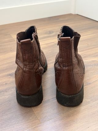 Botines Högl Marrón Cuero Talla 36 (24cm)