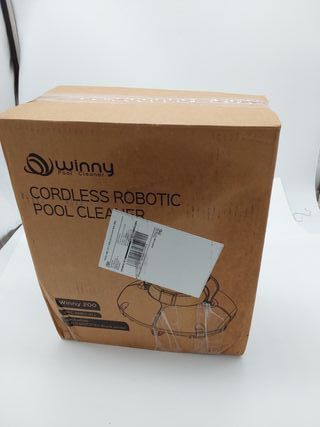 WINNY POOL CLEANER Winny 200 Limpiafondos Piscina, Inalámbrico Robot Limpiafondos Piscina, 75Min Autonomía, Piscinas Desmontable