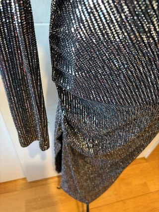 Vestido Prata One Shoulder da marca Q Guapa S