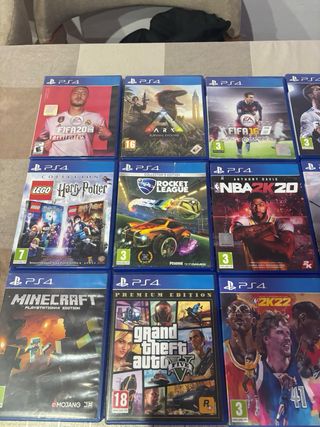 Pack PS4 Slim + 3 Mandos + 15 Juegos