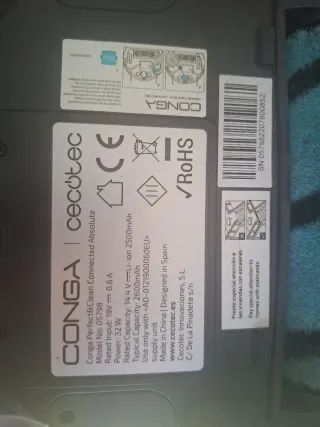 Robot aspirador Cecotec Conga