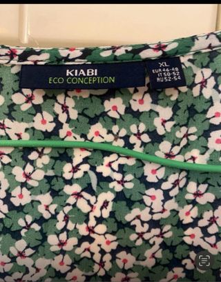 Camisa Kiabi Estampada Talla 46-48