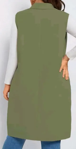 Chaleco verde caqui talla 2XL