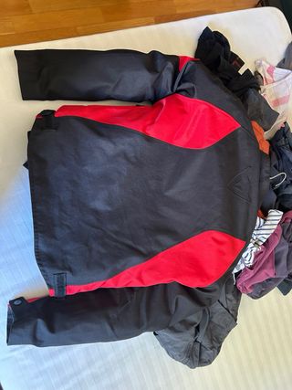 Chaqueta Moto Dainese Negra/Roja Unisex