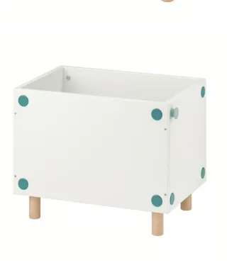 Mesita de noche Ikea blanca