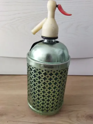 Sifón vino/agua, metal decorativo embellecedor