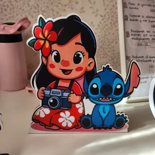 Figura Decorativa Stitch Cumpleaños