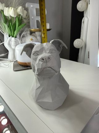 Busto Perro American Staffordshire 3D