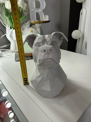 Busto Perro American Staffordshire 3D
