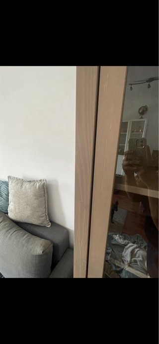 Vitrina Estantería Hemnes Ikea Madera y Cristal
