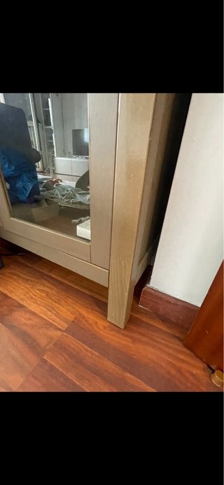 Vitrina Estantería Hemnes Ikea Madera y Cristal