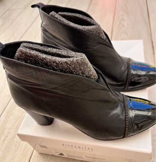 Botines Hispanitas Negro Talla 38