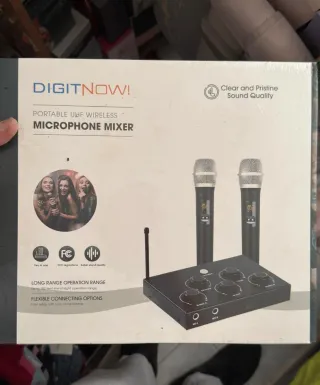 Mezclador Karaoke Portátil UHF DIGITNOW!