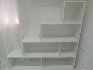 Estantería Escalera Blanca Madera