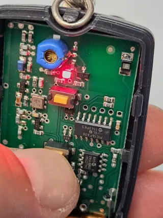 Mando Garaje Negro 2 Botones