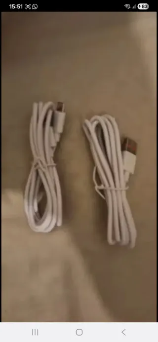 Cables USB Blancos tipo C