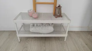 2 Estanterías Blancas Metálicas Ikea