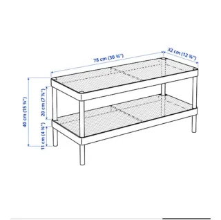 2 Estanterías Blancas Metálicas Ikea