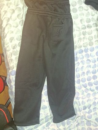 Pantalón chándal ancho negro