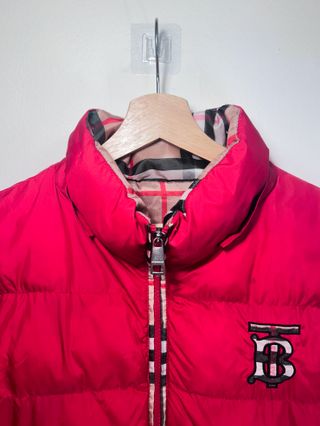 Burberry TB plumífero rojo puffer jacket