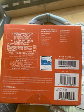 Mochila Ergobaby Porteo Bebé