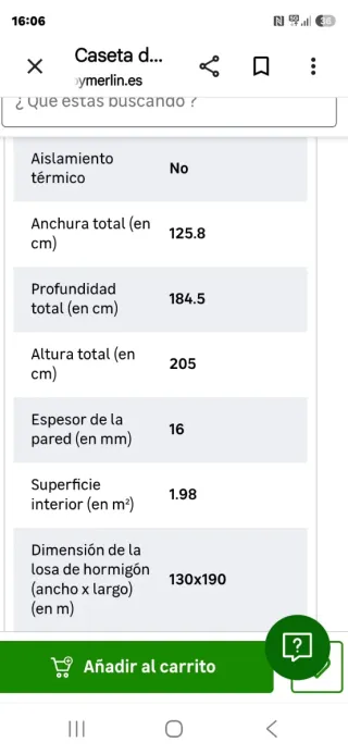 Caseta de resina marrón casi nueva