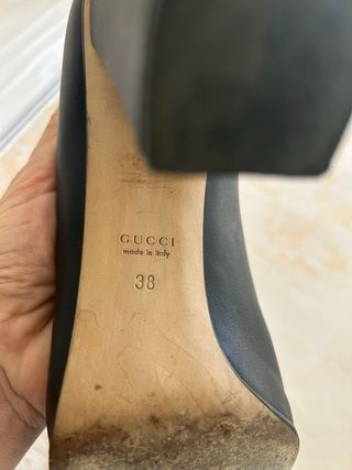 Zapatos de tacón Gucci negros 10cm