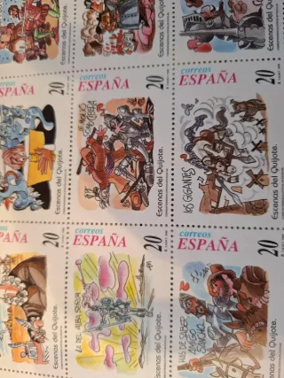Sellos El Quijote por Mingote