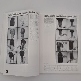 Libro antiguo de corte de cabello de Pivot Point