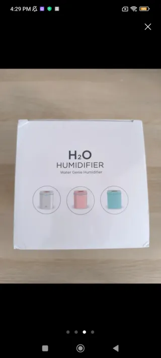 Humidificador H2O Water Genie 2L