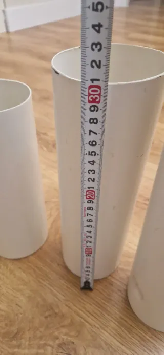 Campana extractora blanca