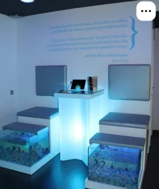 Maquina de ictioterapia