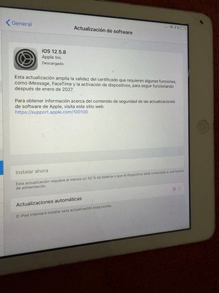 Apple iPad Air Plata/Blanco